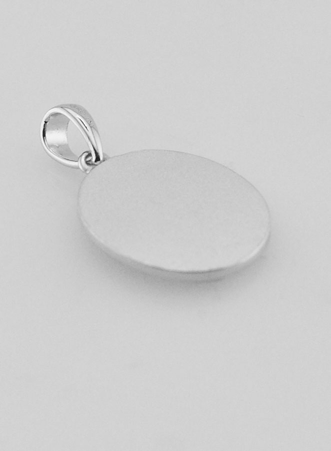 Medaglia di Gesù in Argento 925 - 16mm (pic 4)
