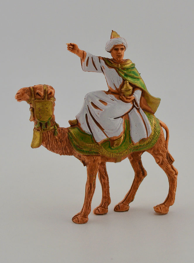Statuine Santons Re Magi su Cammello - 6cm (pic 4)