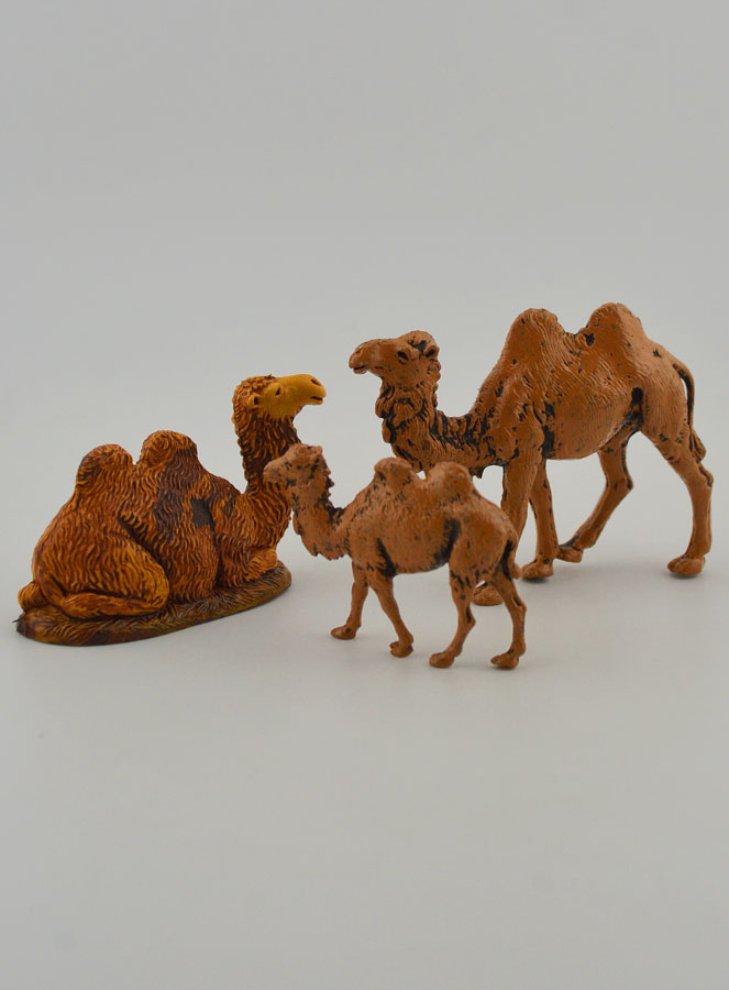 Statuine Santons Famiglia di Cammelli - 6cm (pic 1)