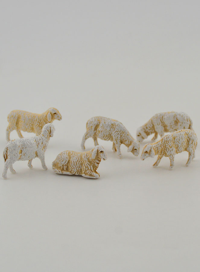 Statuine Santons Gregge di Pecore - 3cm (pic 1)