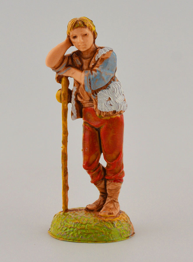 Statuina Santon Pastore con Bastone - 6cm (pic 1)