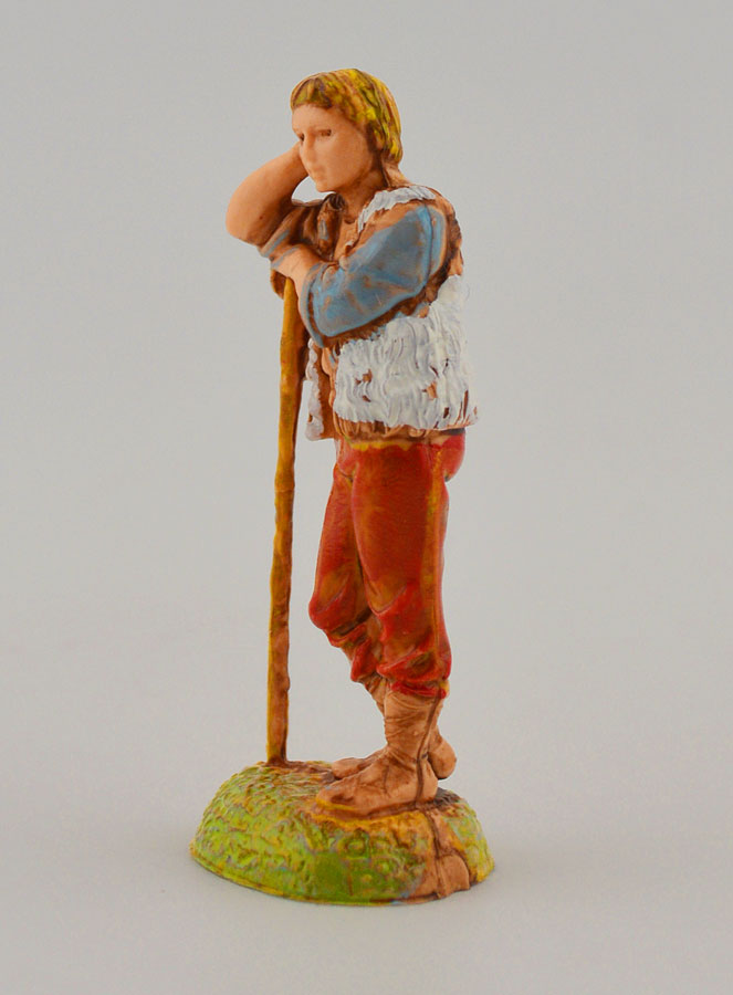 Statuina Santon Pastore con Bastone - 6cm (pic 2)