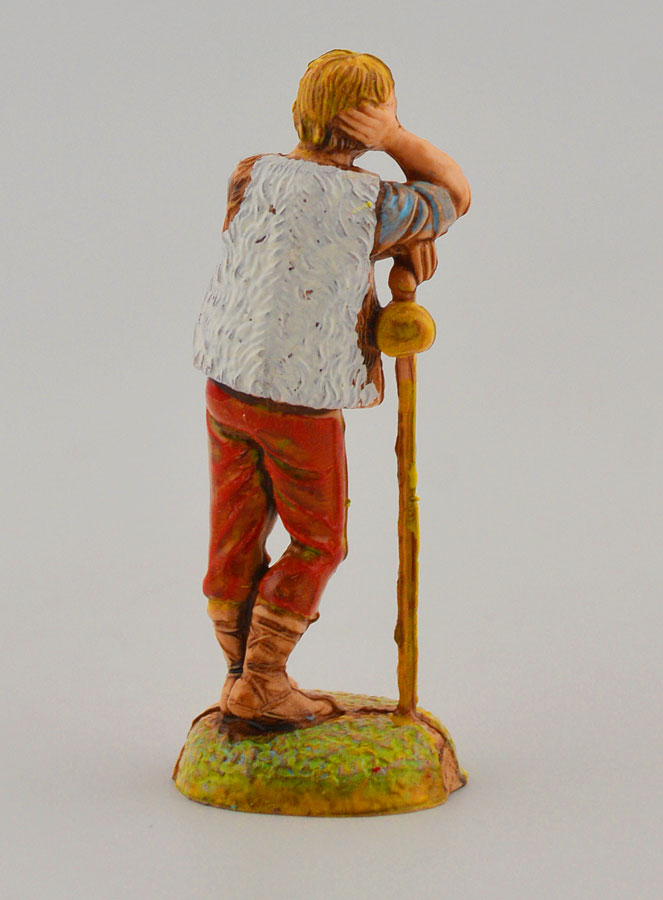 Statuina Santon Pastore con Bastone - 6cm (pic 4)