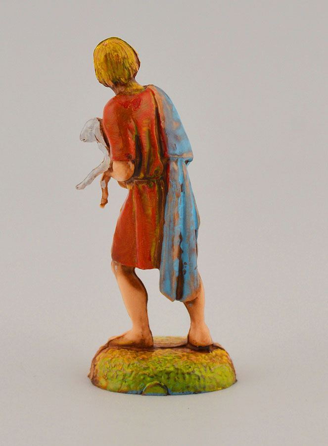 Statuina Santon Pastore con Pecora - 6cm (pic 4)