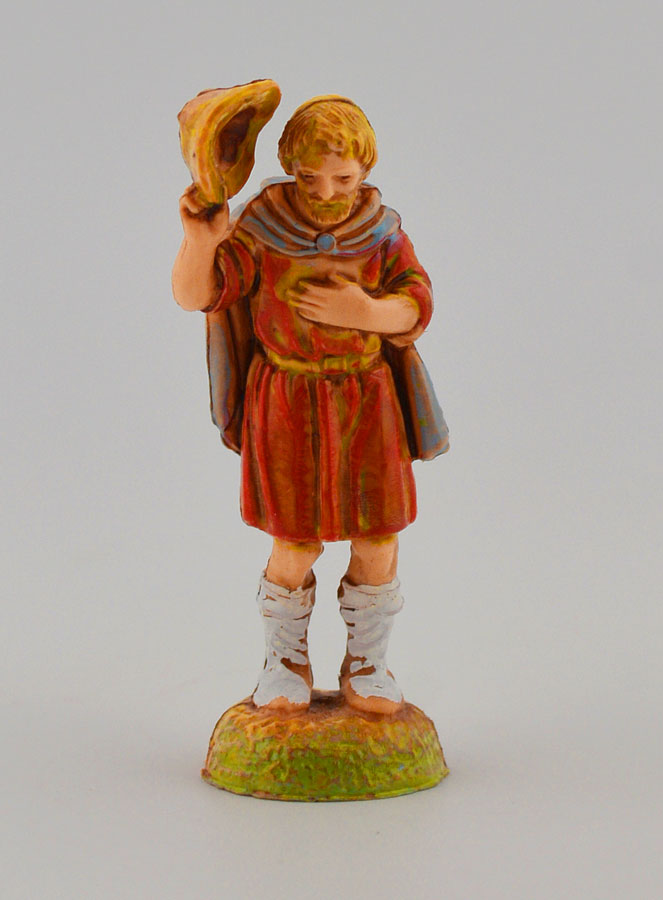 Statuina Santon Pastore con Cappello - 6cm (pic 1)