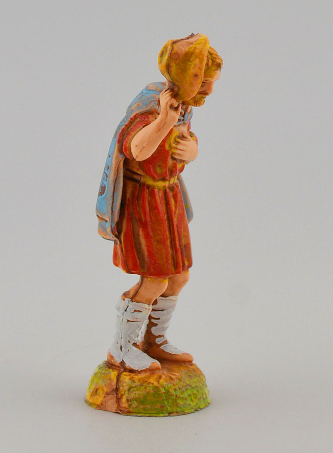 Statuina Santon Pastore con Cappello - 6cm (pic 3)