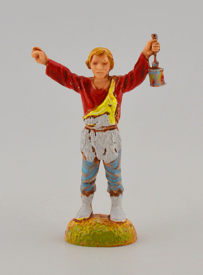 Statuina Santon Pastore con Lanterna - 6cm (pic 1)