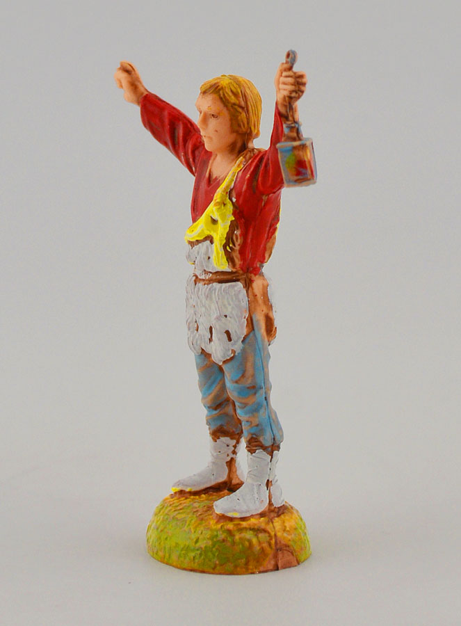Statuina Santon Pastore con Lanterna - 6cm (pic 2)