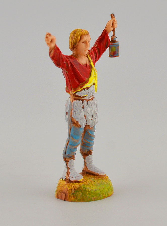 Statuina Santon Pastore con Lanterna - 6cm (pic 3)