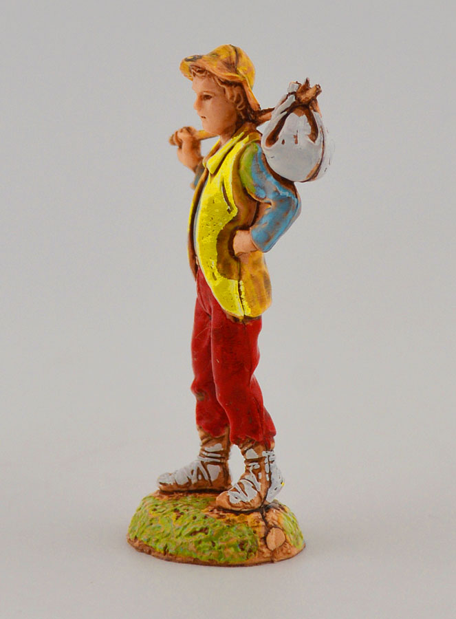 Statuina Santon Pastore con Fagotto - 6cm (pic 2)