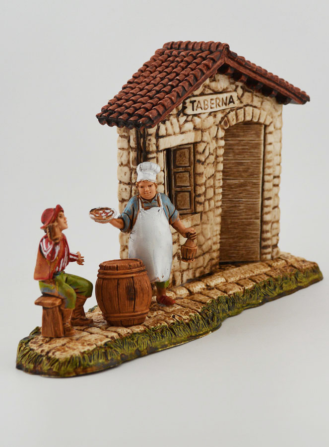Statuina Santon Taverna con Cliente e Oste (pic 3)
