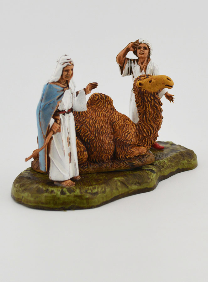 Statuina Santon Cammellieri con Cammello - 6cm (pic 2)