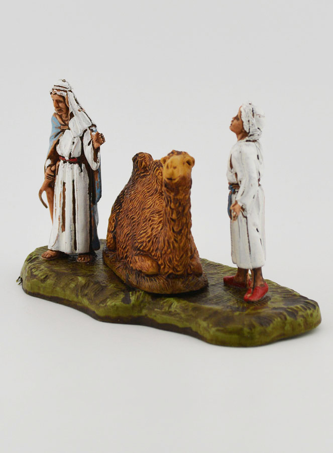 Statuina Santon Cammellieri con Cammello - 6cm (pic 3)