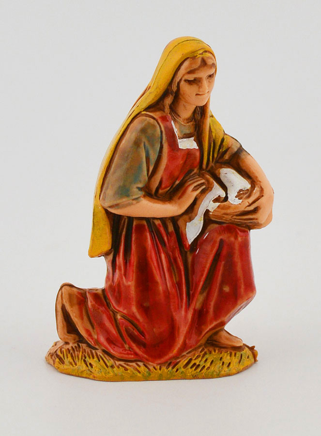 Santon Lavandaia con Cesto - 6cm (pic 1)