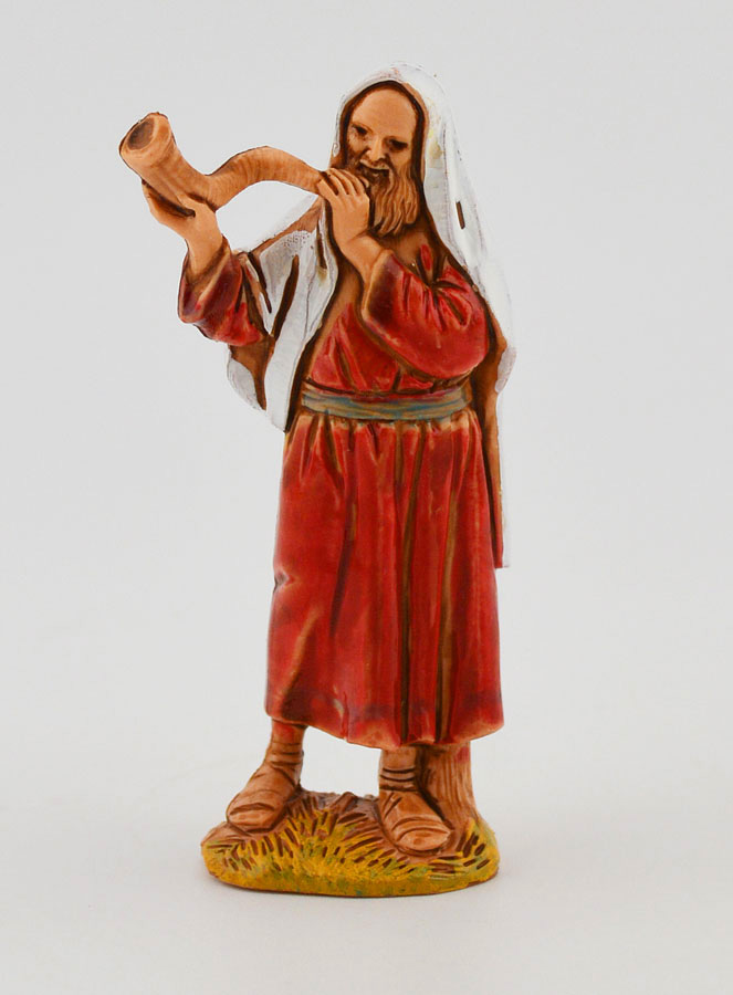 Santon Suonatore di Shofar - 6cm (pic 1)