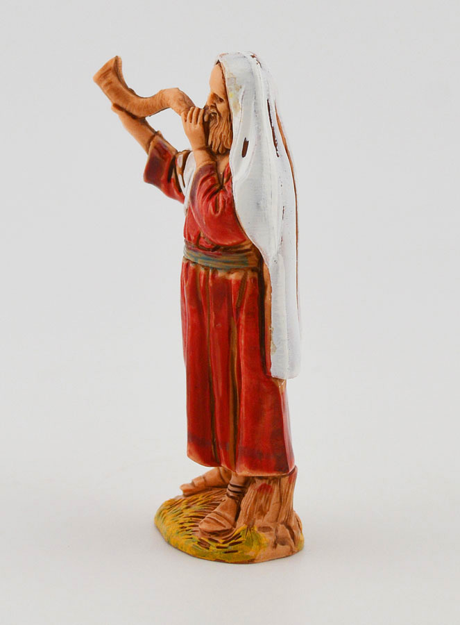 Santon Suonatore di Shofar - 6cm (pic 2)