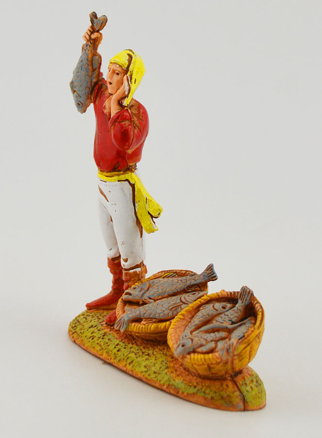 Statuina Santon Pescivendolo - 6cm (pic 2)