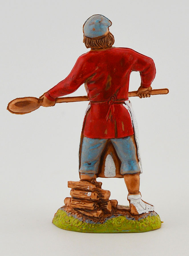 Statuina Santon Fornaio con Pala da Forno - 6cm (pic 4)