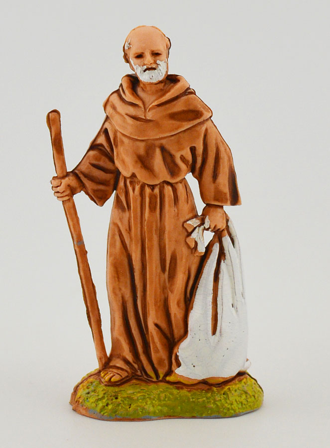 Statuina Santon Viandante con Bastone - 6cm (pic 1)