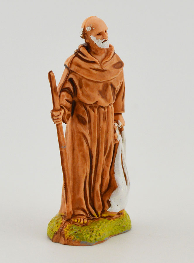 Statuina Santon Viandante con Bastone - 6cm (pic 3)