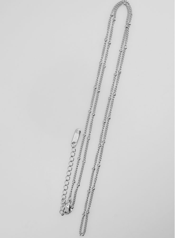 Catena Argentata Maglia Gourmette Fantasia - 60cm (pic 2)