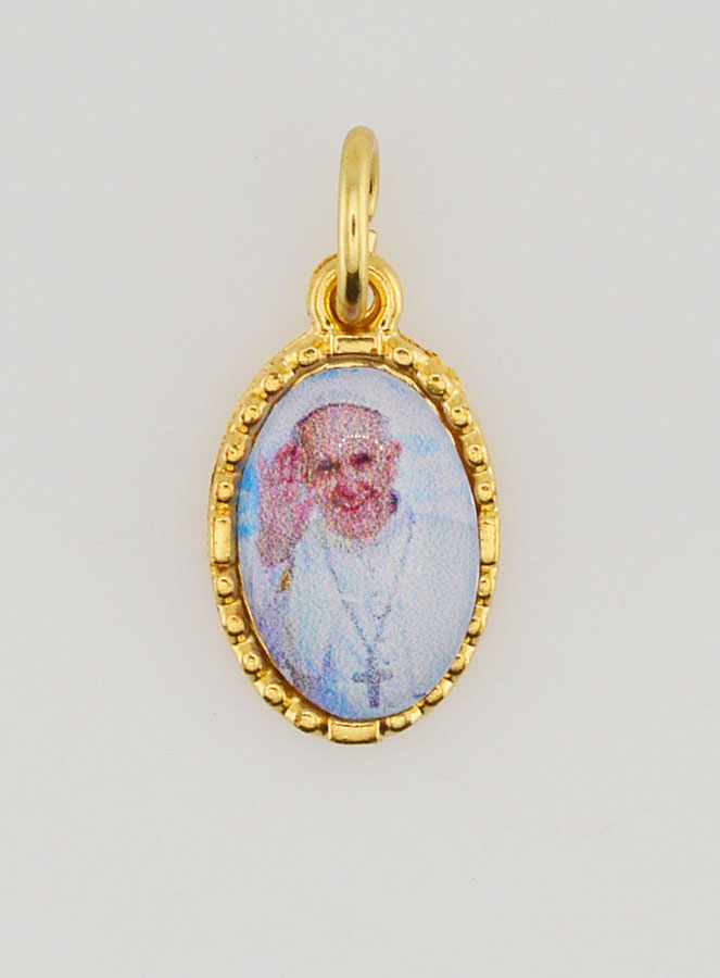 Medaglia Con Bordo 15 mm - Papa Francesco (pic 1)