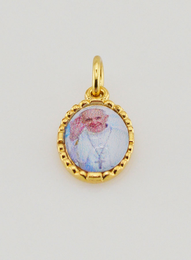 Medaglia Con Bordo 15 mm - Papa Francesco (pic 2)