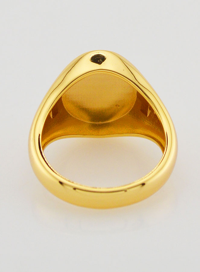 Anello Chevalier Miracolosa con Sfondo Blu - Misura 14 (pic 4)