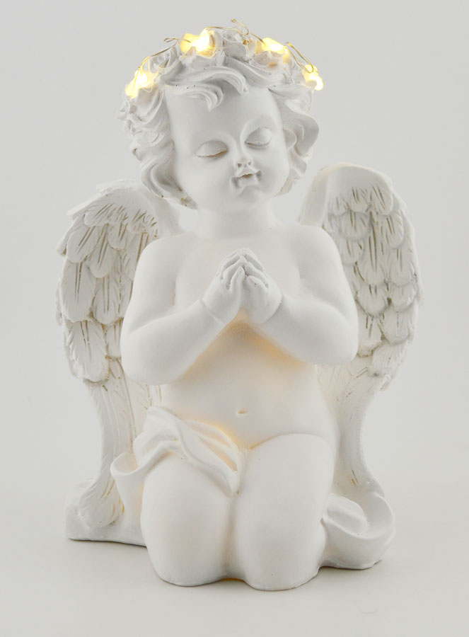 Angelo Luminoso in Preghiera - 16cm (pic 1)