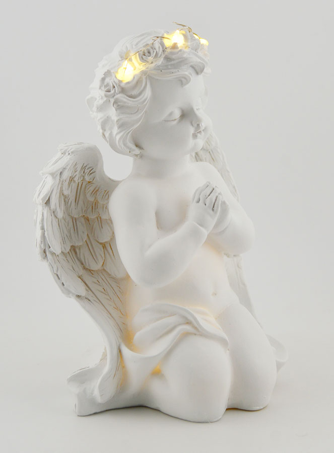 Angelo Luminoso in Preghiera - 16cm (pic 3)
