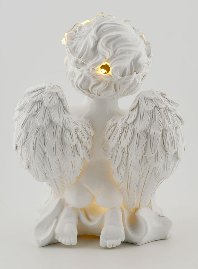 Angelo Luminoso in Preghiera - 16cm (pic 4)