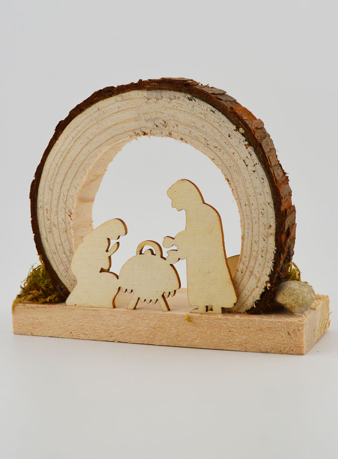 Natività in Legno Naturale - Arrotondata (pic 4)
