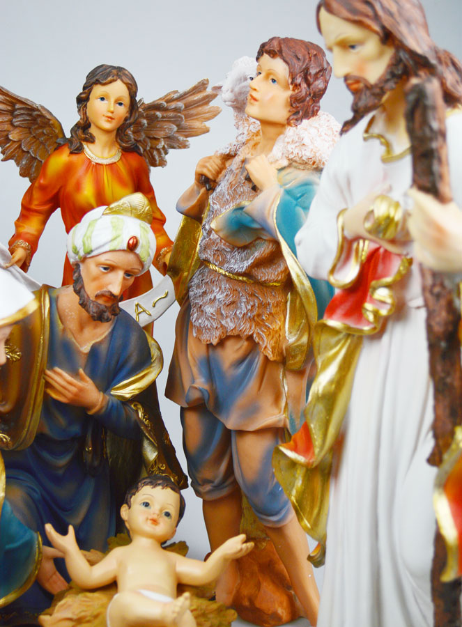 Grande Presepe di Natale Completo 11 Statue - 45 cm (pic 4)