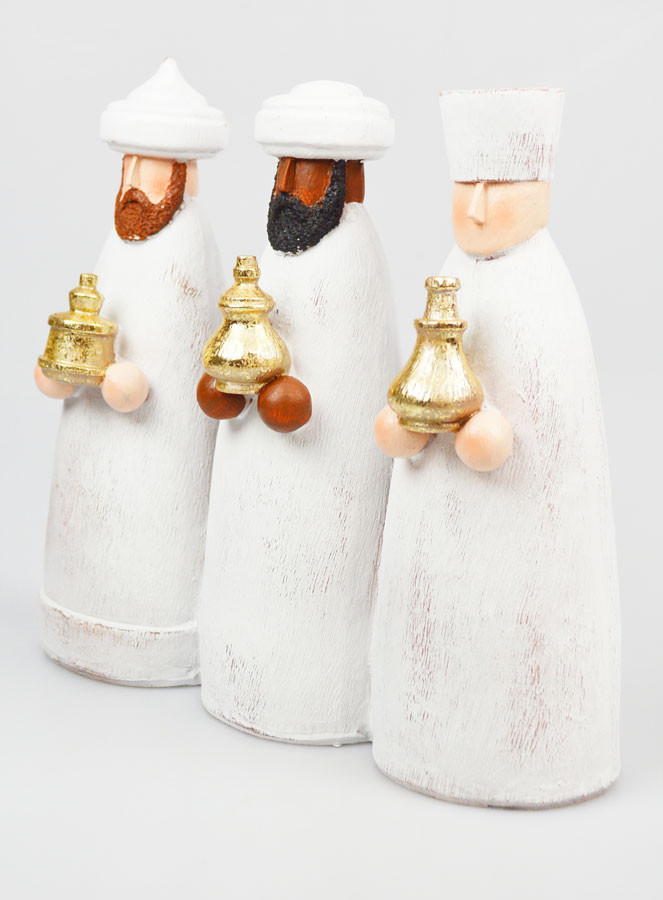 Statuine Presepe 3 Re Magi - 22cm (pic 3)