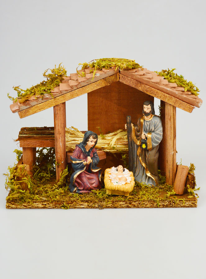 Presepe di Natale Natività Scena 3 Statuine - 15cm (pic 1)