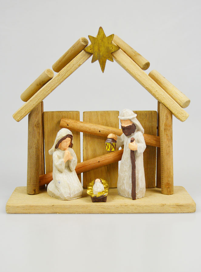 Presepe di Natale Natività Scena 3 Statuine - 20cm (pic 1)