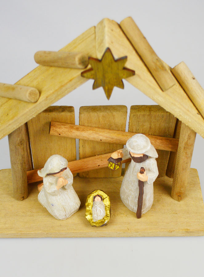 Presepe di Natale Natività Scena 3 Statuine - 20cm (pic 2)