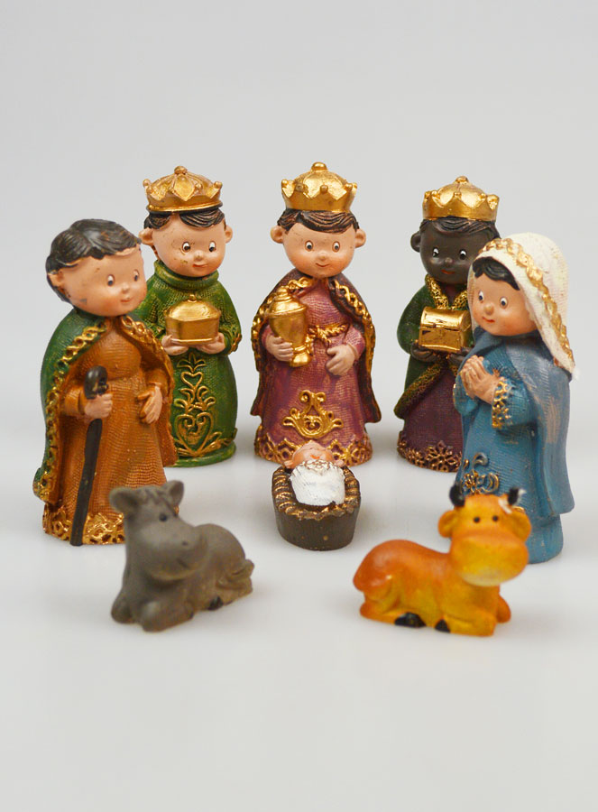 Presepe di Natale 8 Statuine - 8cm (pic 1)