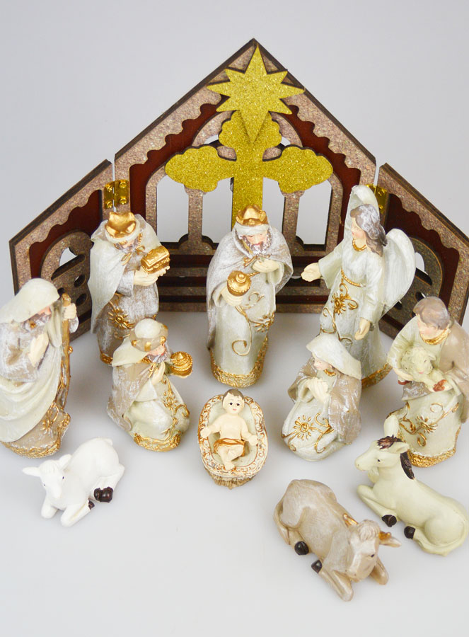 Presepe di Natale Scena 11 Statuine - 25cm (pic 2)