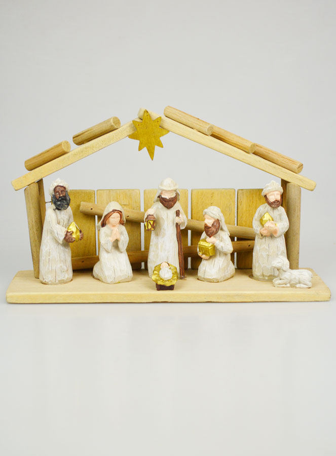 Presepe di Natale Scena 7 Statuine - 30cm (pic 1)
