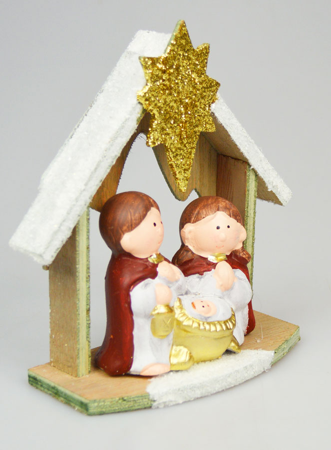 Presepe di Natale Natività in Gres - 15cm (pic 3)