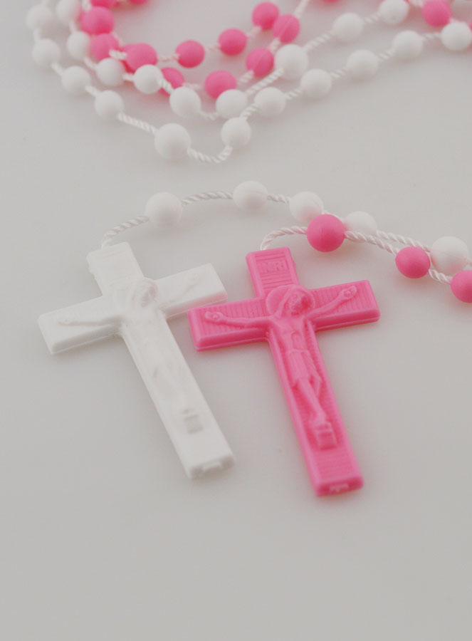 Confezione Rosario Rosa Rosario Fluo (pic 3)