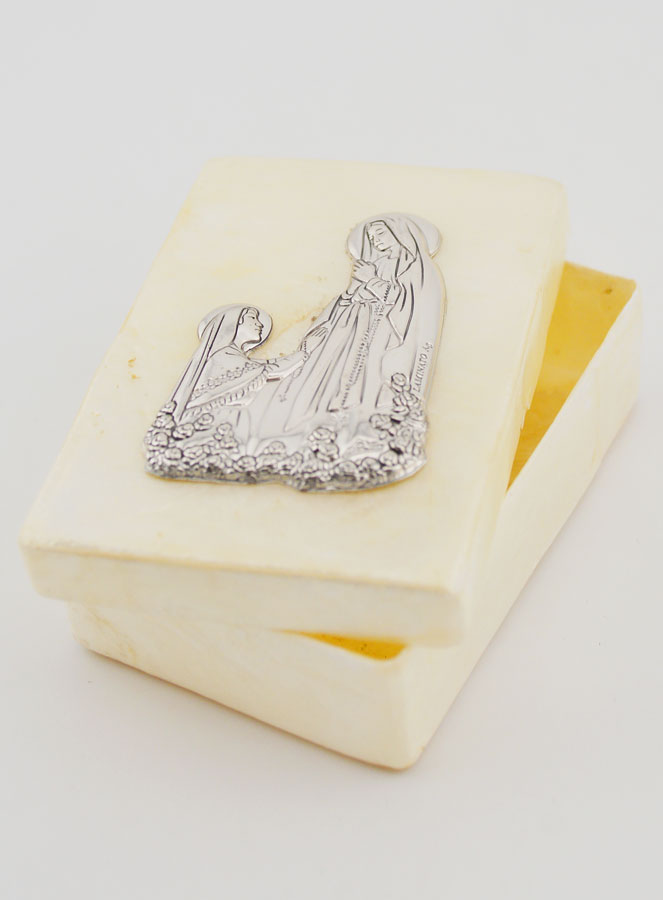 Custodia per Rosario in Madreperla e Argento (pic 3)