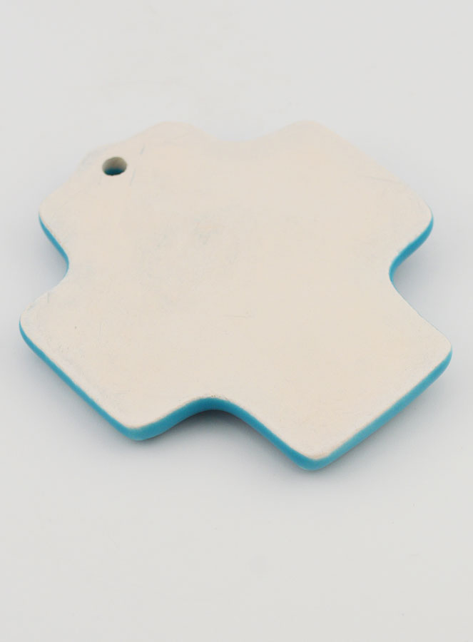 Croce Ceramica Croce di Cristo Blu (pic 4)