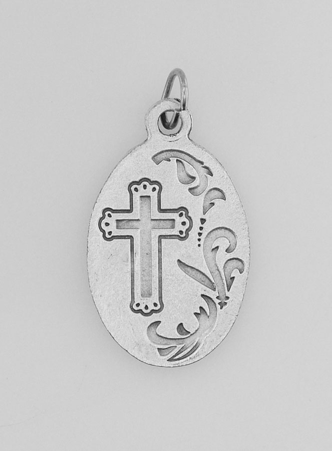Medaglia Religiosa Beato Papa Giovanni Paolo II Argentata (pic 3)