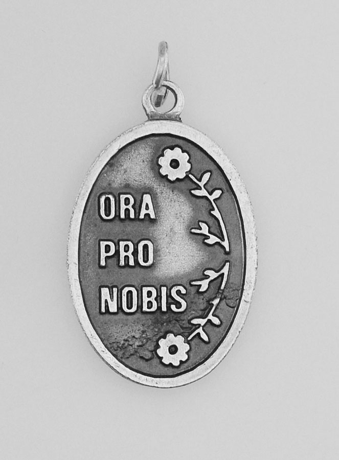 Medaglia Religiosa Gesù Cristo Misericordioso Argentata (pic 3)