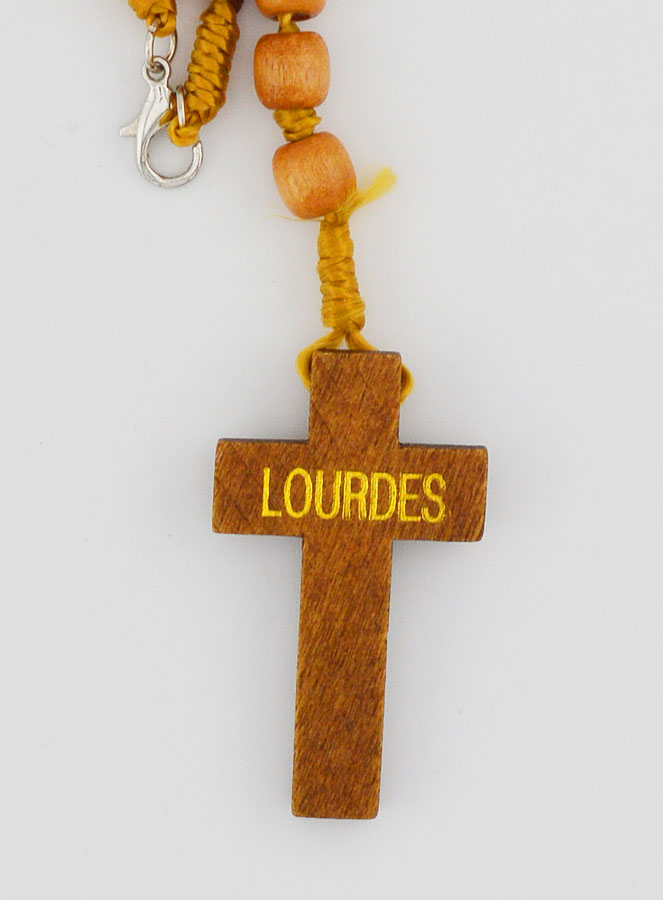 Rosario in Legno Immagine Cuore di Lourdes (pic 4)