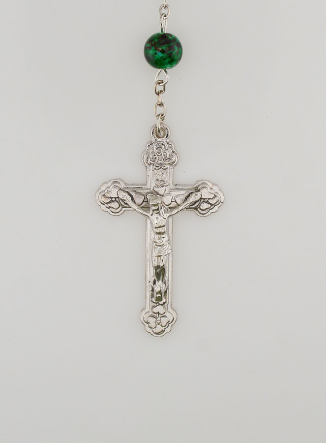 Rosario Madreperla Verde di Lourdes (pic 3)