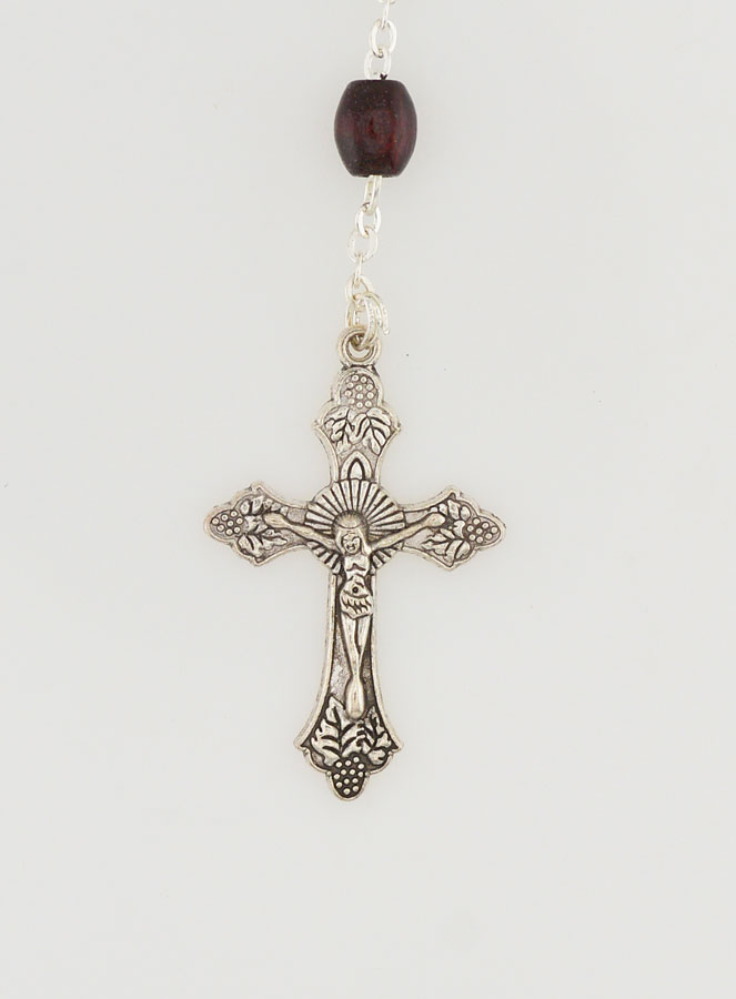 Rosario in Legno Scuro con Catena (pic 3)