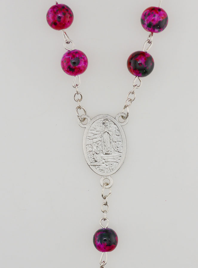 Rosario di Madreperla Strass Rosa (pic 3)